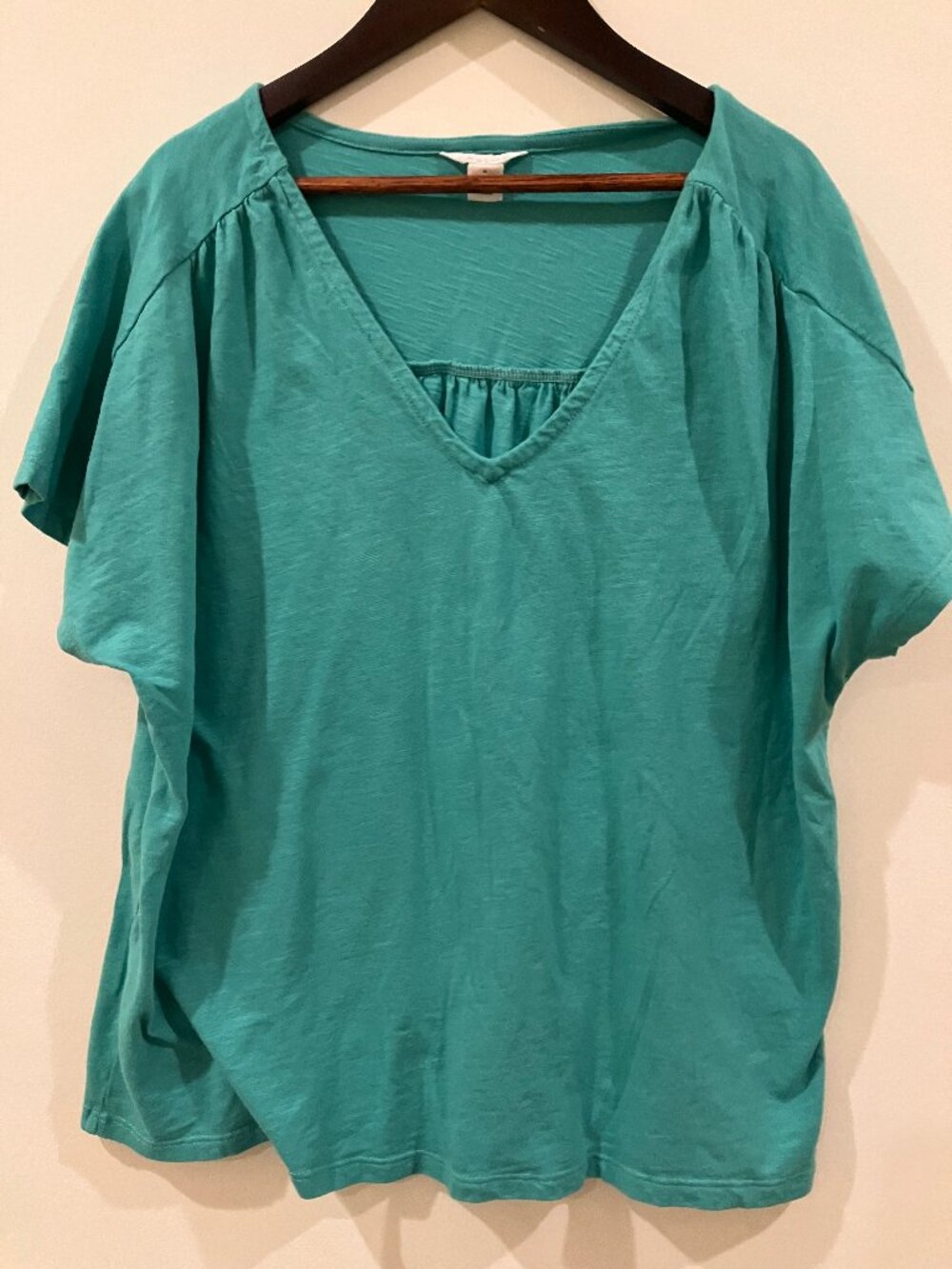 Bright Green Caslon Blouse M